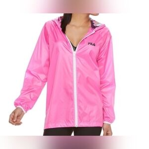 Fila Sport Light Weight Workout /Running Jacket  HotPink/ Floral/ Fushia /XL